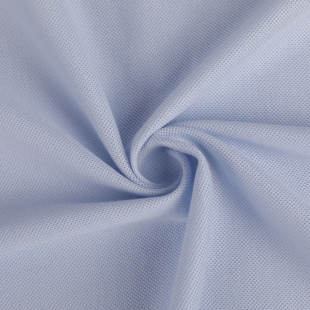 Pique Mesh Soft Island Cotton La Liquid Ammonia Skinvänligt tyg som är lämpligt för polo