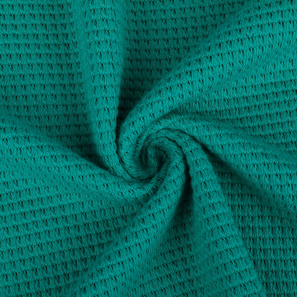 Bekvämt och andas stickade ensidiga Jacquard-tyg för kvinnor