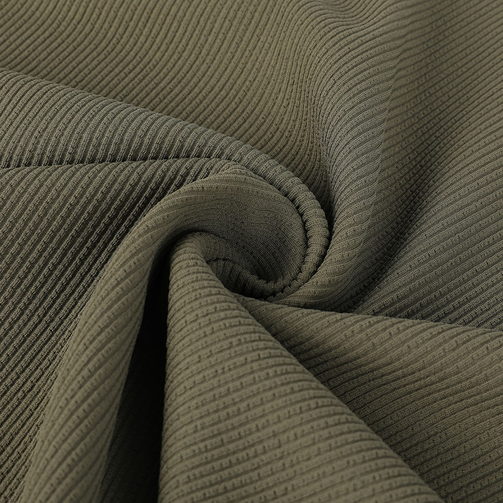 Dubbel Jacquard Lätt att rengöra enkla vårdpolyester Sports fritidstyg